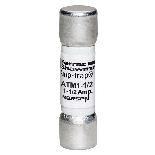 ATM1-1/2 - Fuse Amp-Trap® 600V 1.5A Fast-Acting Midget ATM Series